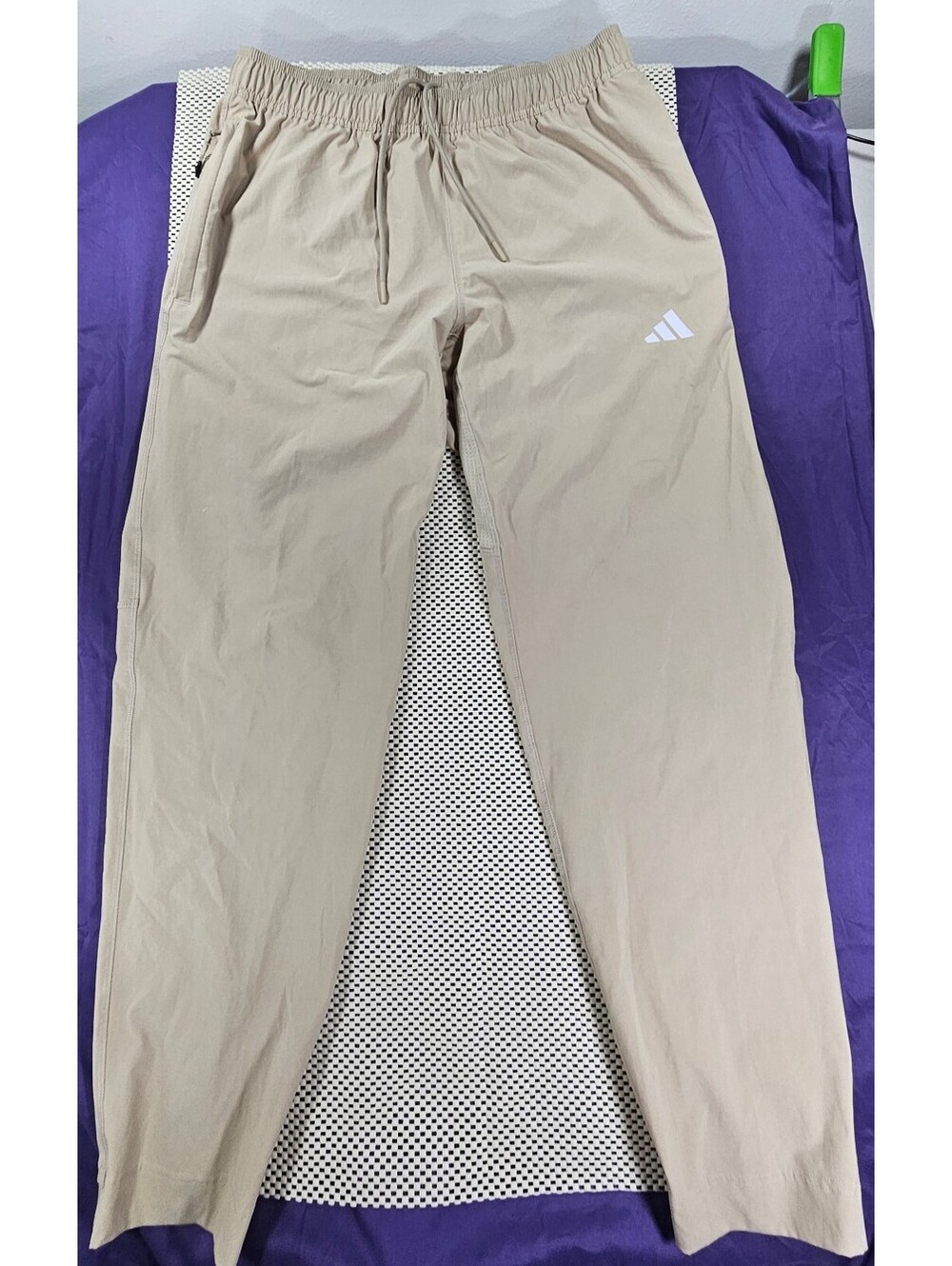 Adidas Tr-Es Beige Woven Training Pants. Size L JF8764